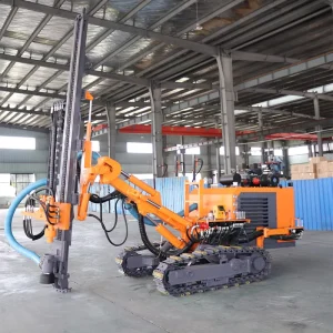 DTH Drilling Rig 500m DTH Rock Drilling Rig Crawler Mounted Hydraulic Diesel for Blasting Operations
