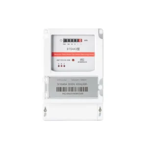 DTS High Precision Class 1.0 Three Phase Energy Meter 380V 40A 0 99999.9kWh for Industrial Power Consumption Monitoring