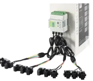 DTSD1352 4S Three Phase Smart Energy Meter DIN Rail Power Meter RS485 Class 1.0 Accuracy 600A Max Current for Energy