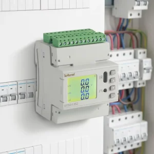 DTSD1352 CFH Multi function Energy Meter Measure 4 Three phase Circuits Din Rail for Data Center Energy Management System