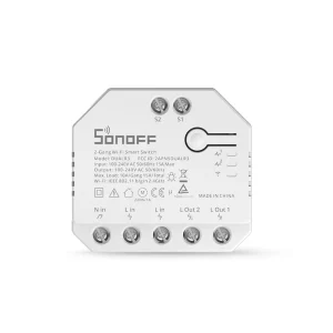 DUALR3 Dual Relay Module Wifi DIY Switch Two Way Power Metering 2 Gang Way Switch Timing Smart Home EWeLink APP