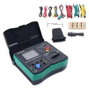 DUOYI DY5500 4 in 1 Digital Multi Function Earth Resistance Insulation Tester Phase Sequence Meter Multimeter Battery Powered