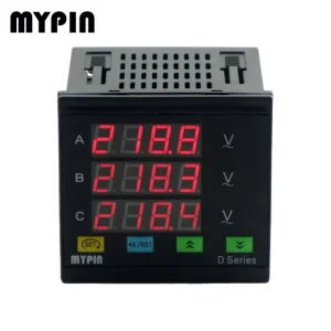 DW93V Digital Industrial LED Voltmeter 3 Phase Electric Voltage Meter