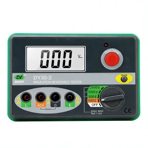 DY30 2 Digital Megohm Meter Automotive AVC Swing Meter High Precision 500V Measurement Insulation Meter Resistance Tester