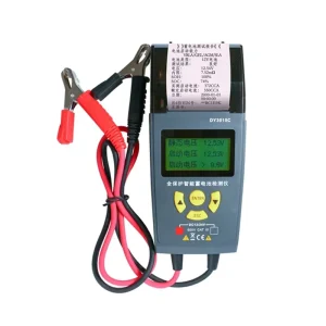 DY3015C 12V/24V Car Battery Tester with Capacity, Life, Internal Resistance, Starting and Charging Tests, Printing Function