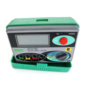 DY4100 Digital Earth Resistance Meter Ground Resistance Tester with Digital Display 0.01-2000 Ohm Range