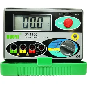 DY4100 Ground Resistance Tester Digital Megohmmeter Lightning Protection Meter Resistance Tester Soil Rate