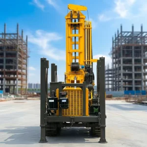 Deep Water Well Drilling Rig 400m Hydraulic Rotary Borehole Drill Machine Efficient Rock Drilling Rig for Farm