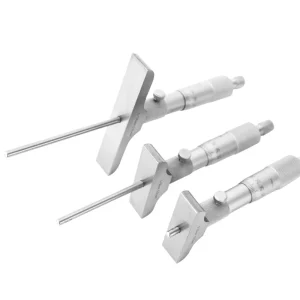 Depth Micrometer 0-25-300mm for Small-Hole Measurement with Spherical Tip