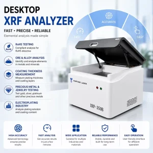Desktop XRF Spectrometer for Jewelry Alloy Testing Gold Appraisal and Pawn Shop Evaluation