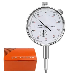 Dial Indicator Gauge 0 10mm Meter Precise 0.01mm Resolution Concentricity Test Measurement Dial Gauge Instrument Tool