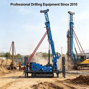 Diesel Water Well Drill Rig JHD 5 Portable Hydraulic Borehole Drilling Equipment with 300m Depth for Various Working Conditions