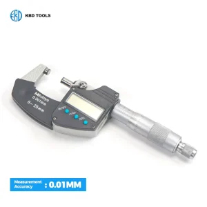 Digit Micrometers 0 25mm 0.001mm Accuracy Digital Outside Micrometer Screw Thickness Gauge Metal Stainless Steel