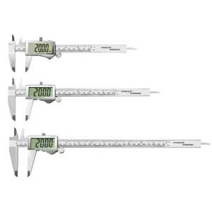 Digit Vernier Caliper Digital Caliper Stainless Steel High Accuracy Metal 150mm 200mm 300mm Ruler Caliper Factory