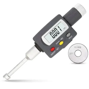 Digital 3-Point Inside Micrometer 0.001mm Bore Gauge Set for Through Holes, Blind Holes, and Bearing Inner Measurements