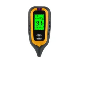 Digital 4 in 1 Soil Moisture Meter 6-30% Range for Plant pH Temperature Light Tester