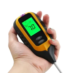 Digital 4 in 1 Soil PH Meter Soil Tester Moisture Meter Sunlight PH Temperature Plant Thermometer With LCD Display