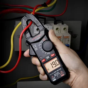 Digital AC DC Clamp Meter Multimeter 2000 Counts Data Hold Wireless Leakage Current Frequency 200A 600V CAT III