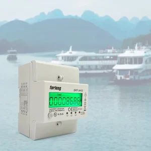 Digital Ammeter and Voltmeter DC Voltage DC Current Measurement Din Rail Meter for Energy Conservation