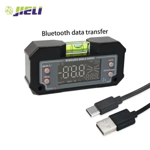 Digital Angle Gauge Precision Inclinometer (Plastic) 0.2% Accuracy Rechargeable 3.7V Battery with Magnet OEM ODM Customizable