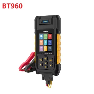 Digital BT960 Lithium Battery Analyzer for 12V, 24V, and 48V Batteries with Printer