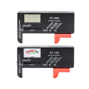 Digital Battery Tester BT-168 BT-168D for AA AAA 9V and Mini Cell Batteries