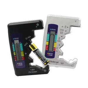 Digital Battery Tester LCD Display C D N AA AAA 9V 1.5V Button Cell Capacity Check Detector Capacitance Diagnostic Tool