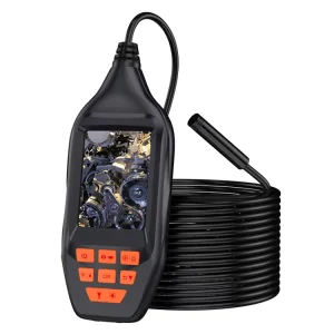Digital Borescope Single Len 6pcs Leds Industrial Endoscope Drain Pipe Inspection Camera