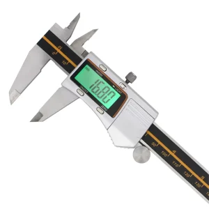 Digital C Vernier Caliper with Brass Bracket and Storage Box