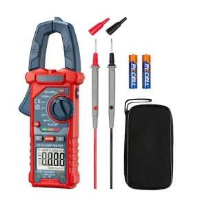 Digital Clamp Meter Multimeter 2000 Counts Amp Voltage Tester Auto ranging with AC DC Voltage