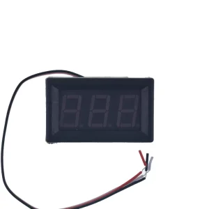 Digital DC Voltage Meter 0 30V 0.56 Inch LED Voltmeter DC 0V 30.0V 3 Wire Red Green Blue DSN DVM 568L 3