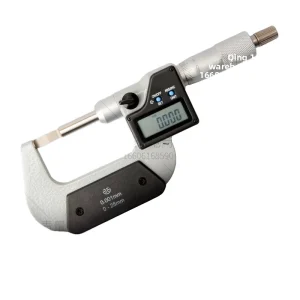 Digital Display Electronic Blade Micrometer Thin Blade 0.75mm High Precision 0.001mm Resolution