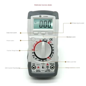 Digital Display Multimeter Multifunction Anti-Burn Diode Triode Tester