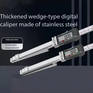 Digital Display Vernier Caliper Wedge Type Feeler Gauge Gap Ruler Thickened Gap Ruler Crevice Ruler Inspection Ruler 10 40mm