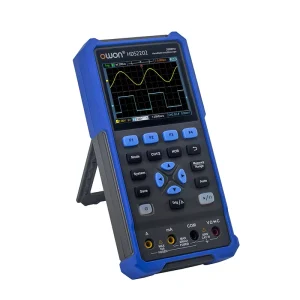 Digital Dual Channel Oscilloscope 200MHz 1GSa/s 2 in 1 Analog Oscilloscope Multimeter HDS2202