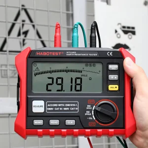 Digital Earth Resistance Tester Ground Meter Measuring Electrical Instrument Meter HT2302