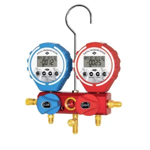 Digital Electronic Double-Pressure Refrigerant Manifold Gauge Set
