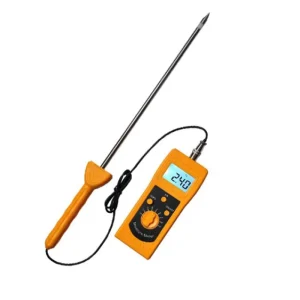 Digital High Frequency Moisture Meter DM400 Chemical Moisture Tester Measuring of Soil Coal Powder Range 0.00%-2% 0.0%-90%