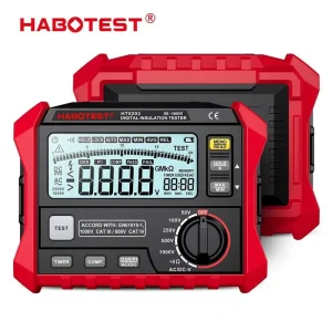 Digital Insulation Resistance Meter LCD Display 1000V 2500V High Precision