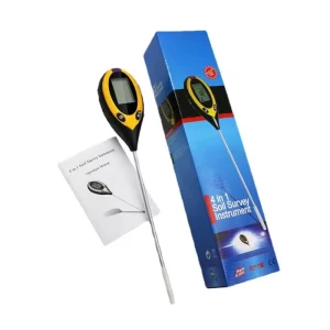 Digital LCD 4 in 1 Tester Moisture Testing Kit Soil pH Meter