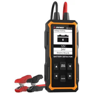 Digital LCD Battery Tester for 12V and Button Batteries, Voltage and Capacity Detector