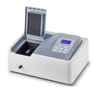 Digital Laboratory Single Beam UV Vis Spectrophotometer 200~1000nm LCD Display with Tungsten and Deuterium Lamp OEM Manufacturer