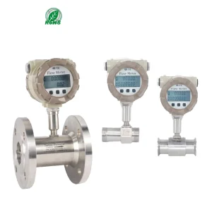 Digital Liquid Diesel Fuel Water 4-20mA Output DN50 Stainless Clamp Flange Variable Area Water Flowmeter OEM 0.5%