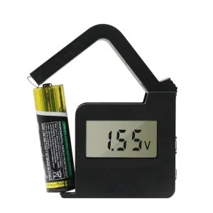 Digital Lithium Battery Capacity Diagnostic Tool Checker LCD Display 1.5V 9 V AAA Check Button Battery Universal Voltage Tester