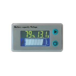 Digital Lithium and Lead-Acid Battery Capacity Monitor 12-72V LCD Voltage and Current Indicator JS-C33