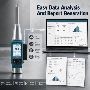 Digital Masonry and Mortar Rebound Tester GTJ-HT20 with Lithium Battery and USB Transfer