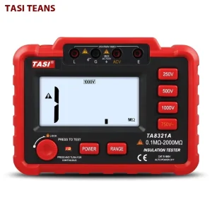 Digital Megohmmeter Electrician High Voltage Shaker 1000V-2500V Insulation Resistance Tester 500V-1000V High Resistance Meters