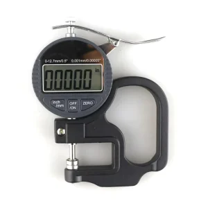 Digital Micrometer 0.001 12.7mm Electronic Thickness Gauge Depth LCD Caliper Width Measurement Micrometer
