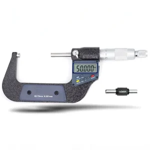 Digital Micrometer 0.001 mm 50 75 mm IP65 Waterproof Micrometer With Scale Line Outside Micrometer