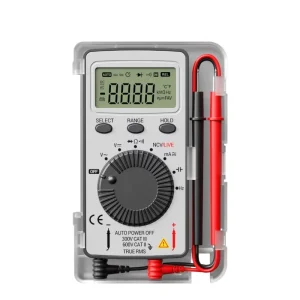 Digital Multimeter 4-Digit Display 4000 Count Auto-Off for Home Appliance Diagnostics